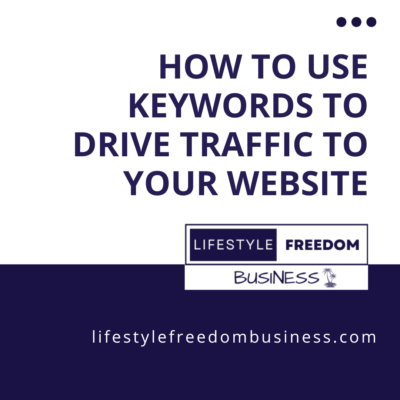 how to use keywords to drive traffic to your website