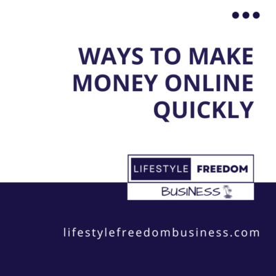 ways to make money online quickly