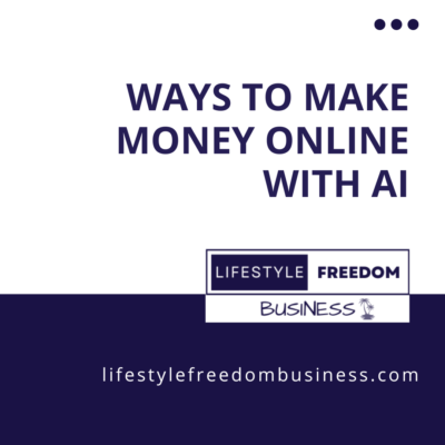 ways to make money online with AI