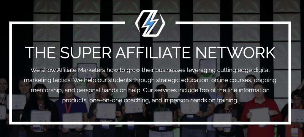 the super affiliate network salespage