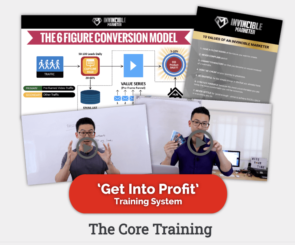 invincible marketer core training